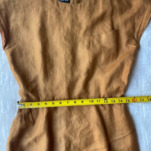 NWOT ST. GILLIAN VINTAGE 80’s 100% LINEN DRESS - Picture 15 of 15